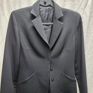 Charles Chang Lima Black Wool Blazer - Size 4